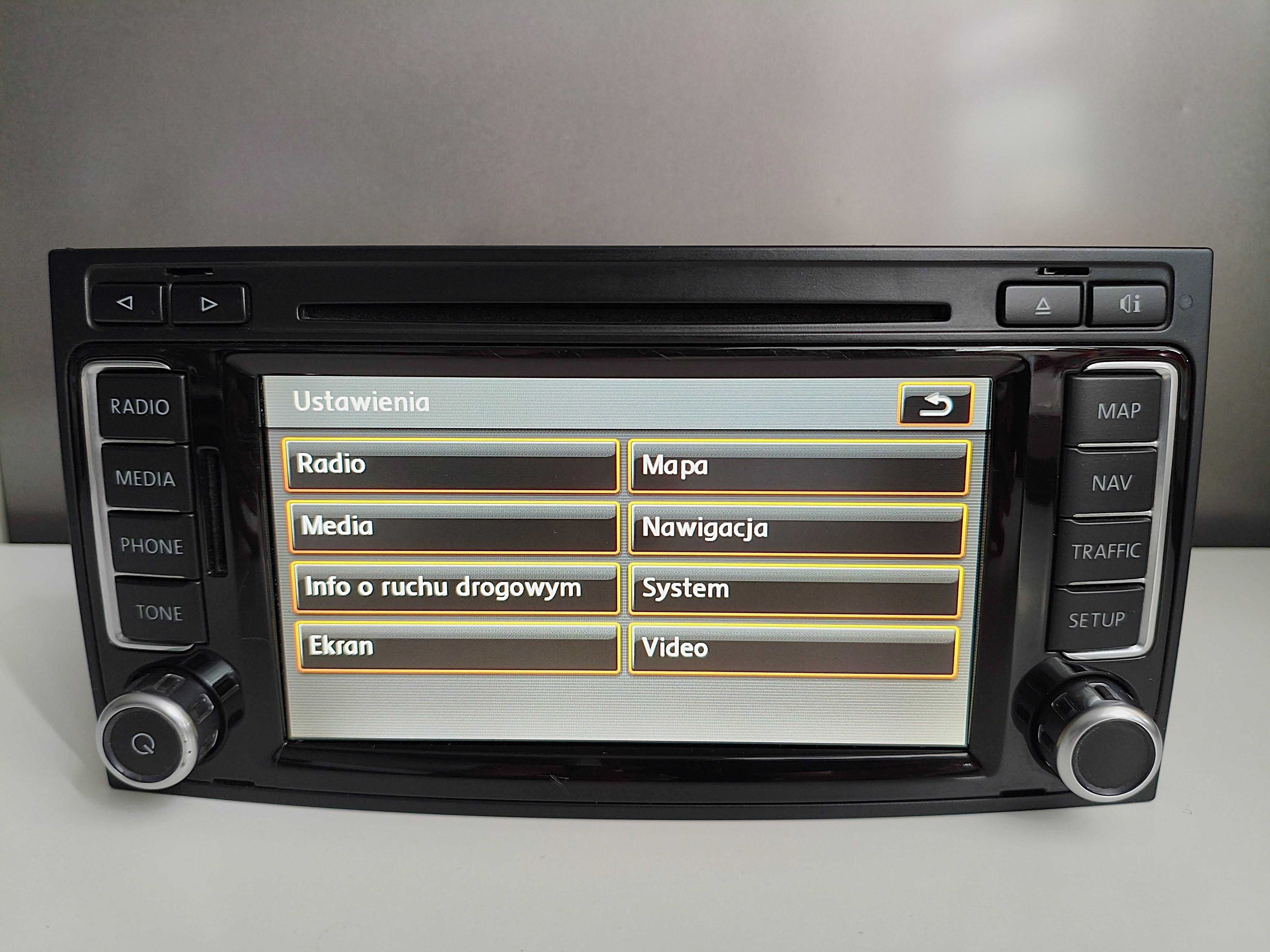 Radio VW RNS510 Touareg T5 Multivan KOD