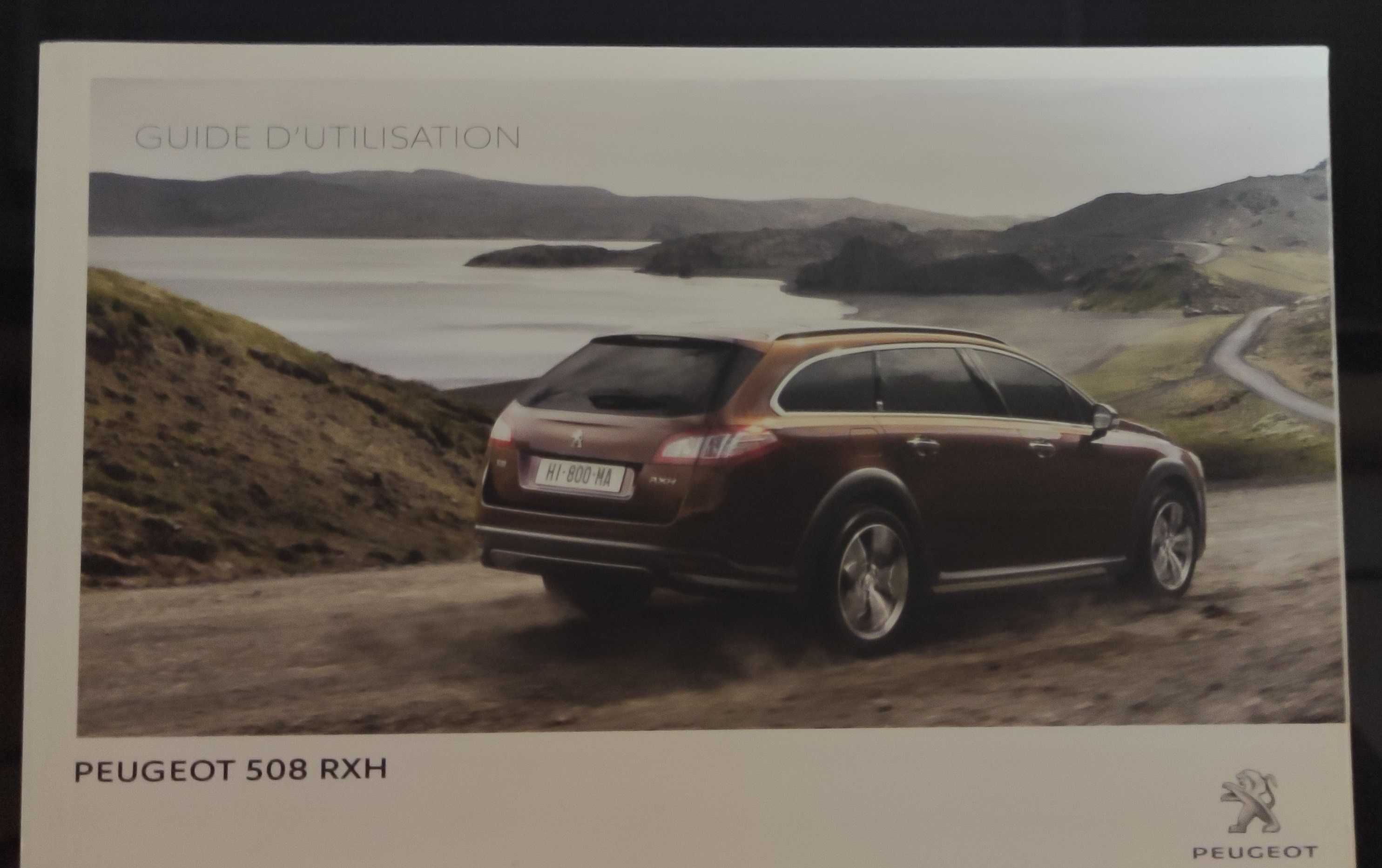 Manuais de Instrução Peugeot 508 RXH (Português e Francês)