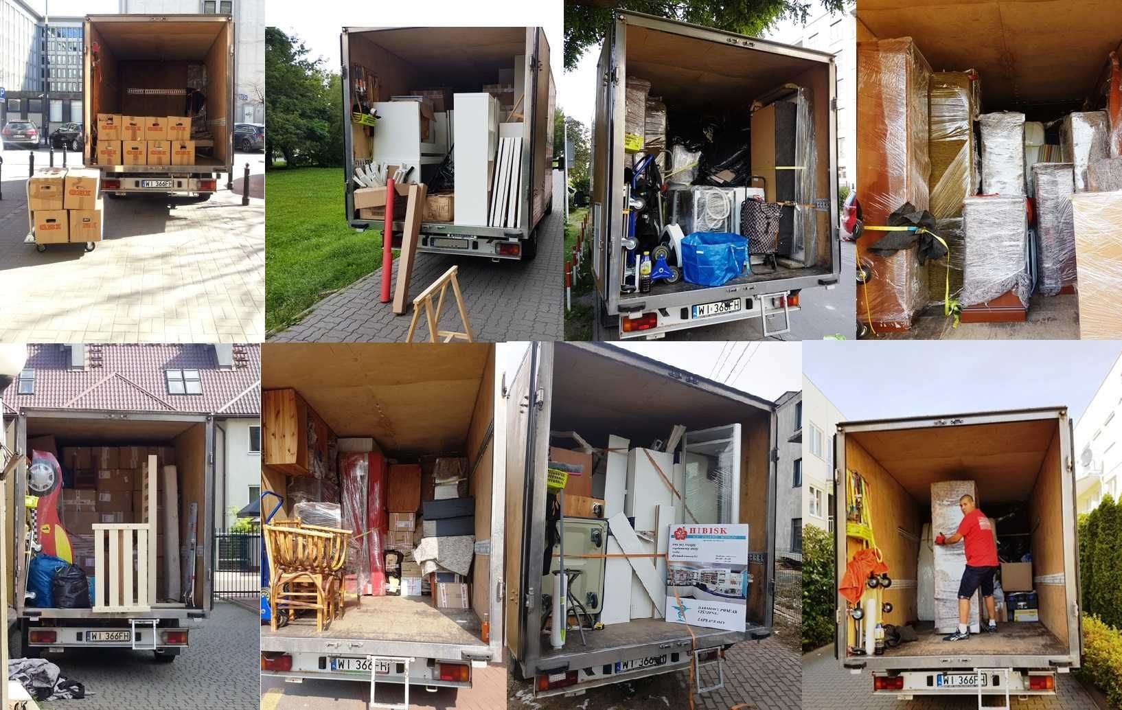 PRZEPROWADZKI TRAGARZE wnoszenie mebli gabarytów cała W-WA+okolice