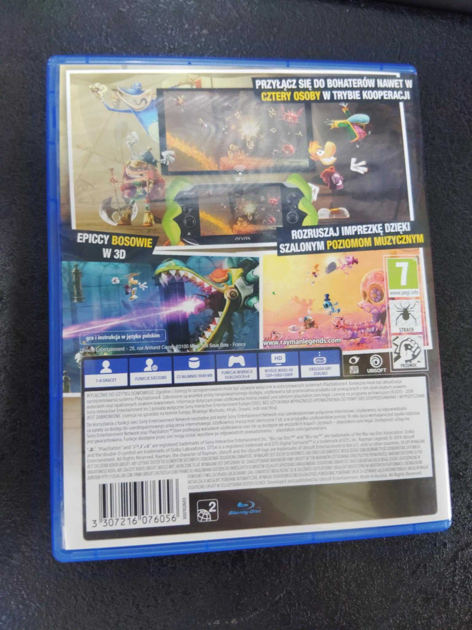 Rayman Legends PS4 mówią po Polsku w grze