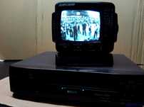 Wideo vhs video odtwarzacz magnetowid
