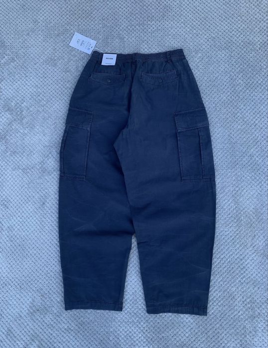 Pull & Bear Balloon Cargo Tracking Pants Blue Size:L карго штани балон