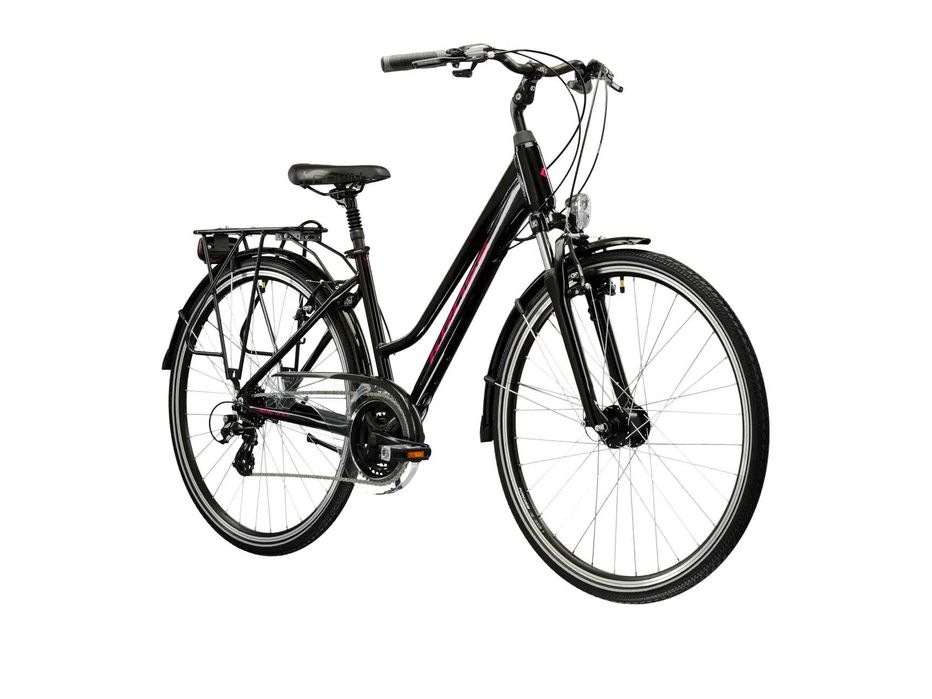 PROMOCJA !!! Rower Damski Kross BERG 4.0 czarny Rama 17"/koło 28"