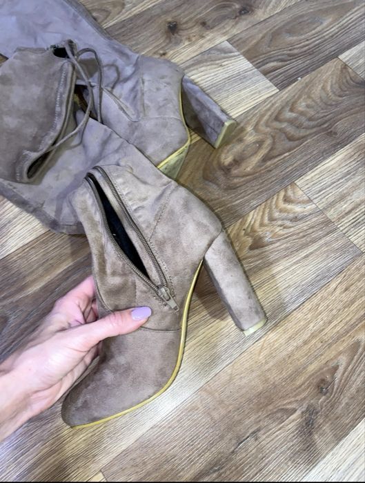 Ботфорди коричневі