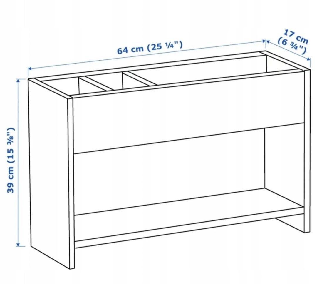 Nadstawka na biurko z Ikea