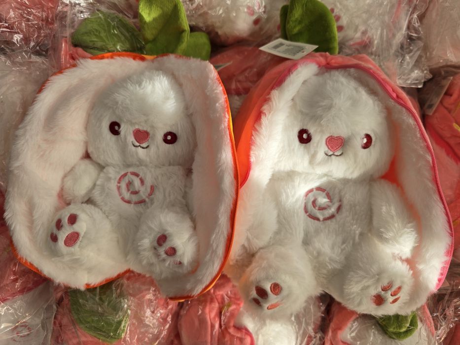 Музична іграшка-нічник Дихаючий Зайчик з мелодіями та світло