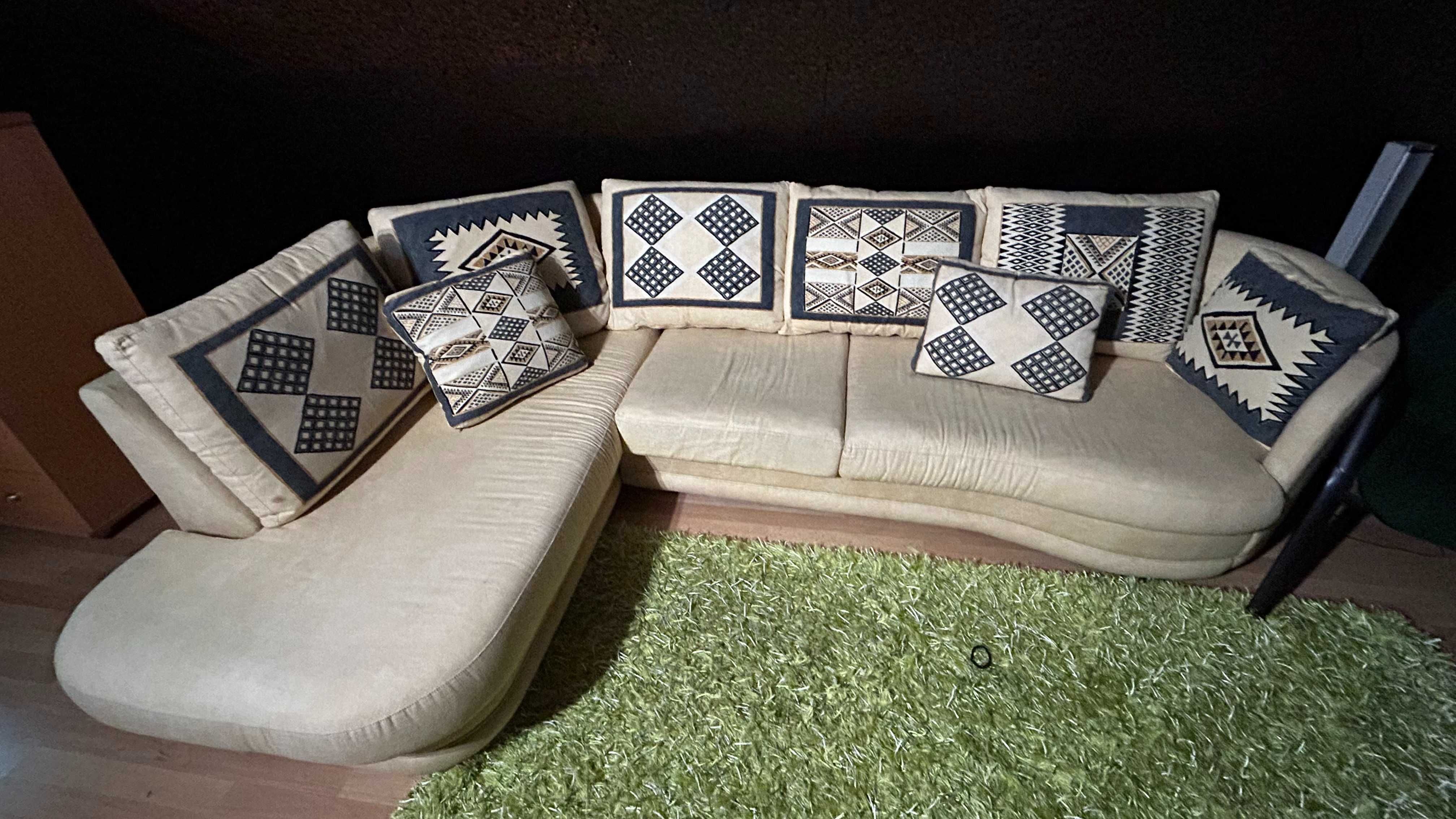 Sofá com chaise longue (Urgente)