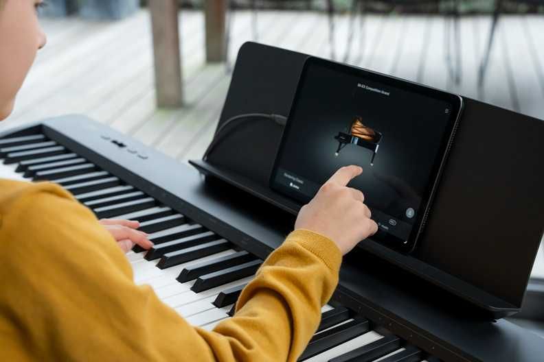KAWAI ES60 CZARNE PIANINO  + Statyw X + Ławka + Słuchawki |ZESTAW