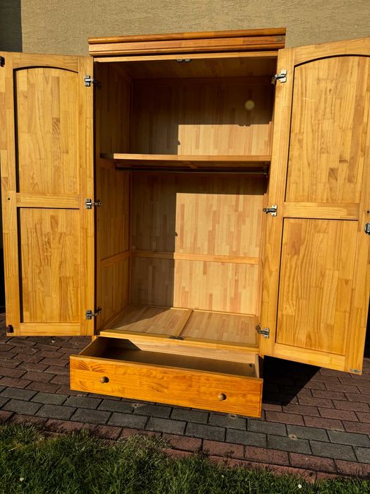 szafa bieliźniarka 150 drewniana sosnowa komoda szafka ława stolik