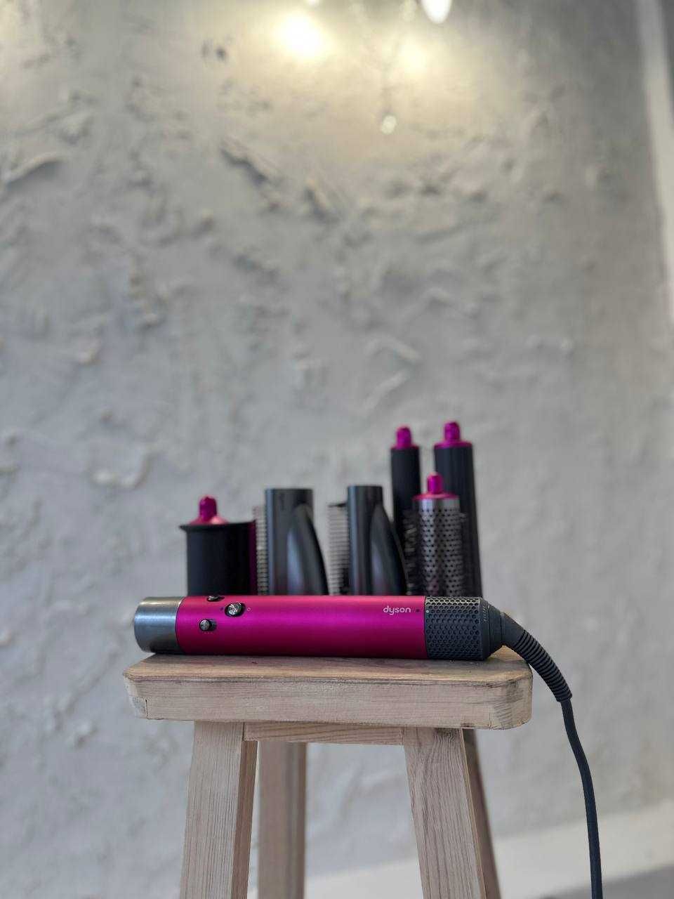 Стайлер Dyson Airwrap Long Fuchsia для довгого волосся