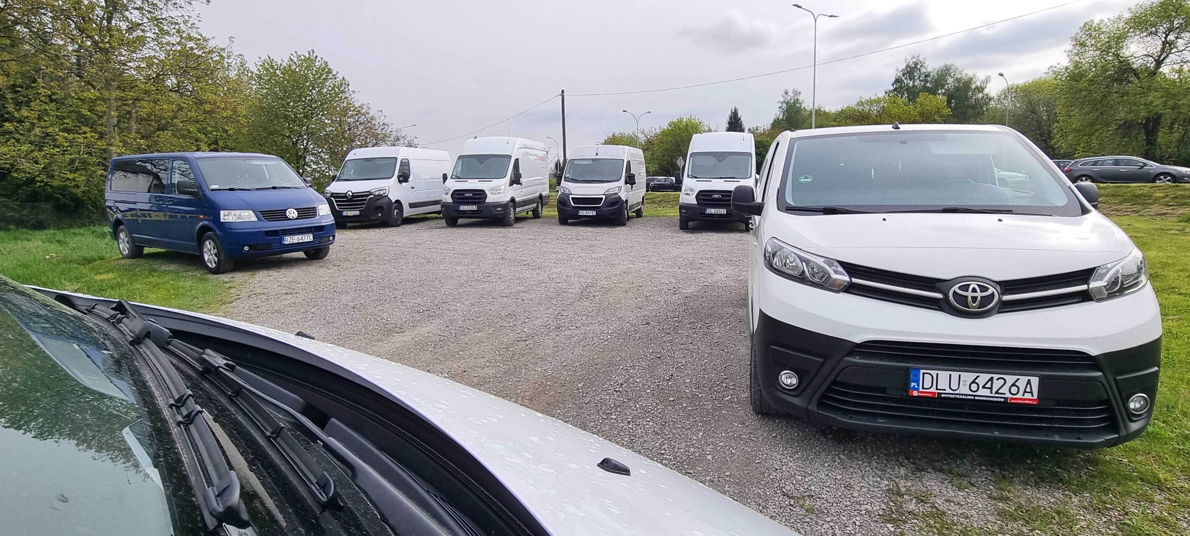 wypożyczalnia busów 7-9os, osobowe, dostawcze, podstawiamy, automat
