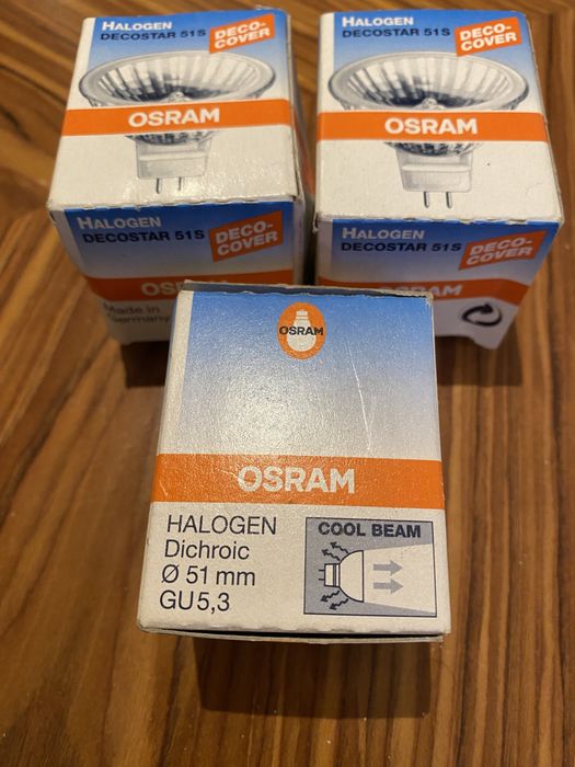 Żarówka halogenowa Osram DECOSTAR 51S 50W 12V 10° GU5.3 x 3 szt