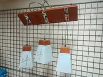Lampa sufitowa styl japonski