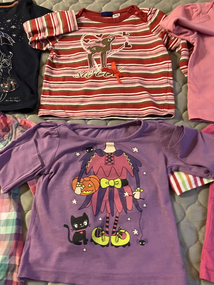 Koszulki bluzki dla dziewczynki r 80-86