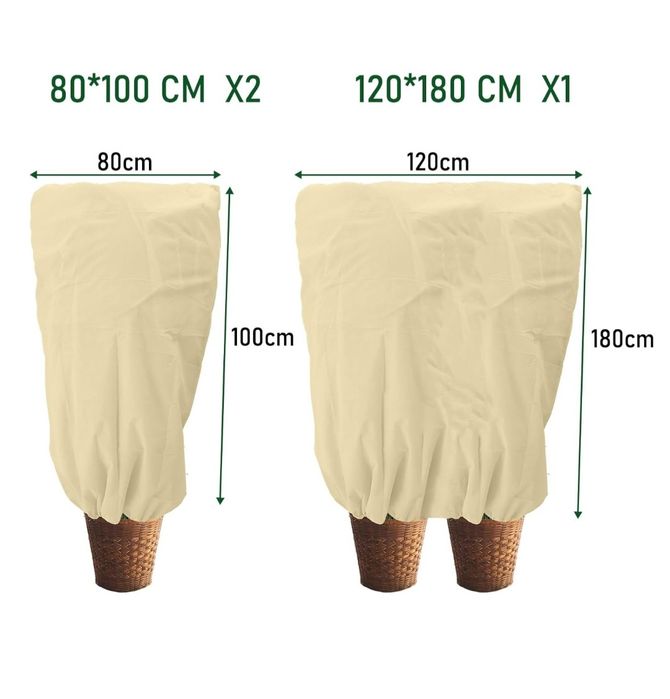 3szt TXBOBECO Zimowa osłona roślin