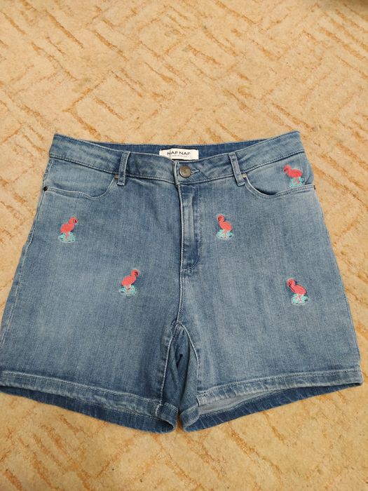 Джинсовые шорты NAF NAF