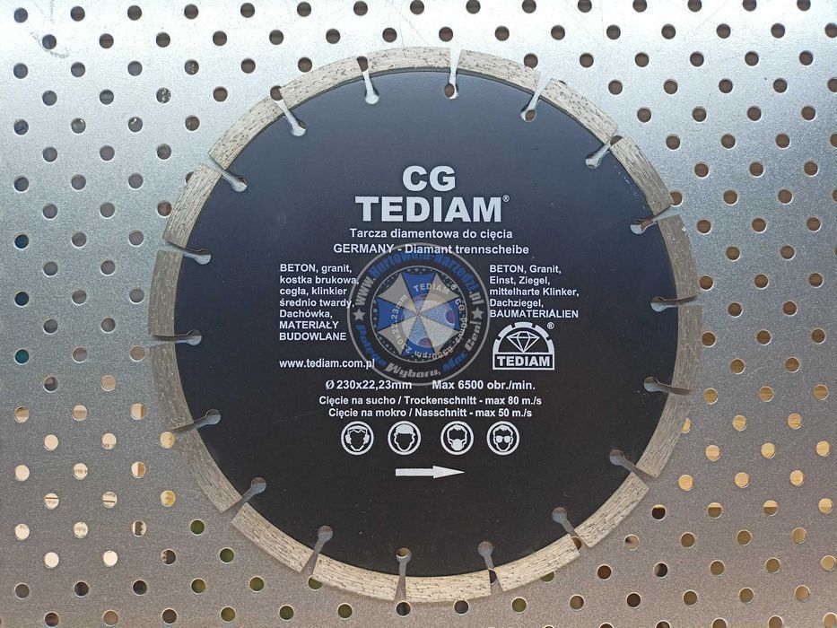 Tarcza do betonu 230mm tarcza diamentowa 230mm tarcza do kostki 230mm