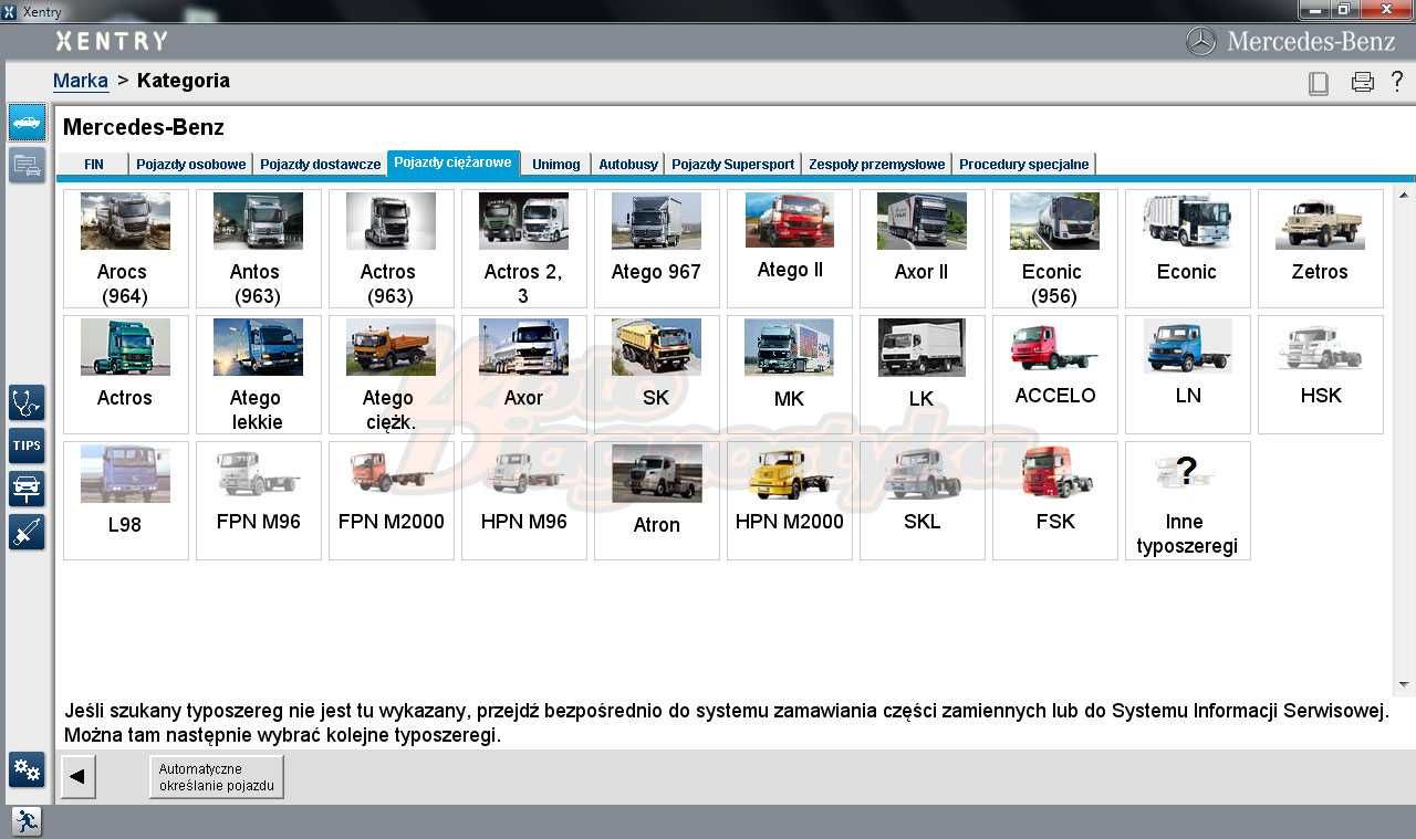 PEŁEN ZESTAW Mercedes Xentry Star Diagnosis SERWISÓWKA + Laptop