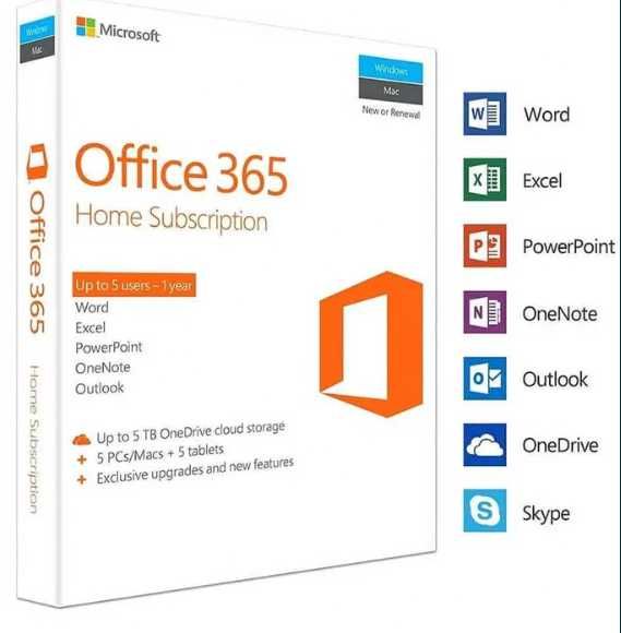 Microsoft Office 365 PC/MAC licencja wieczysta