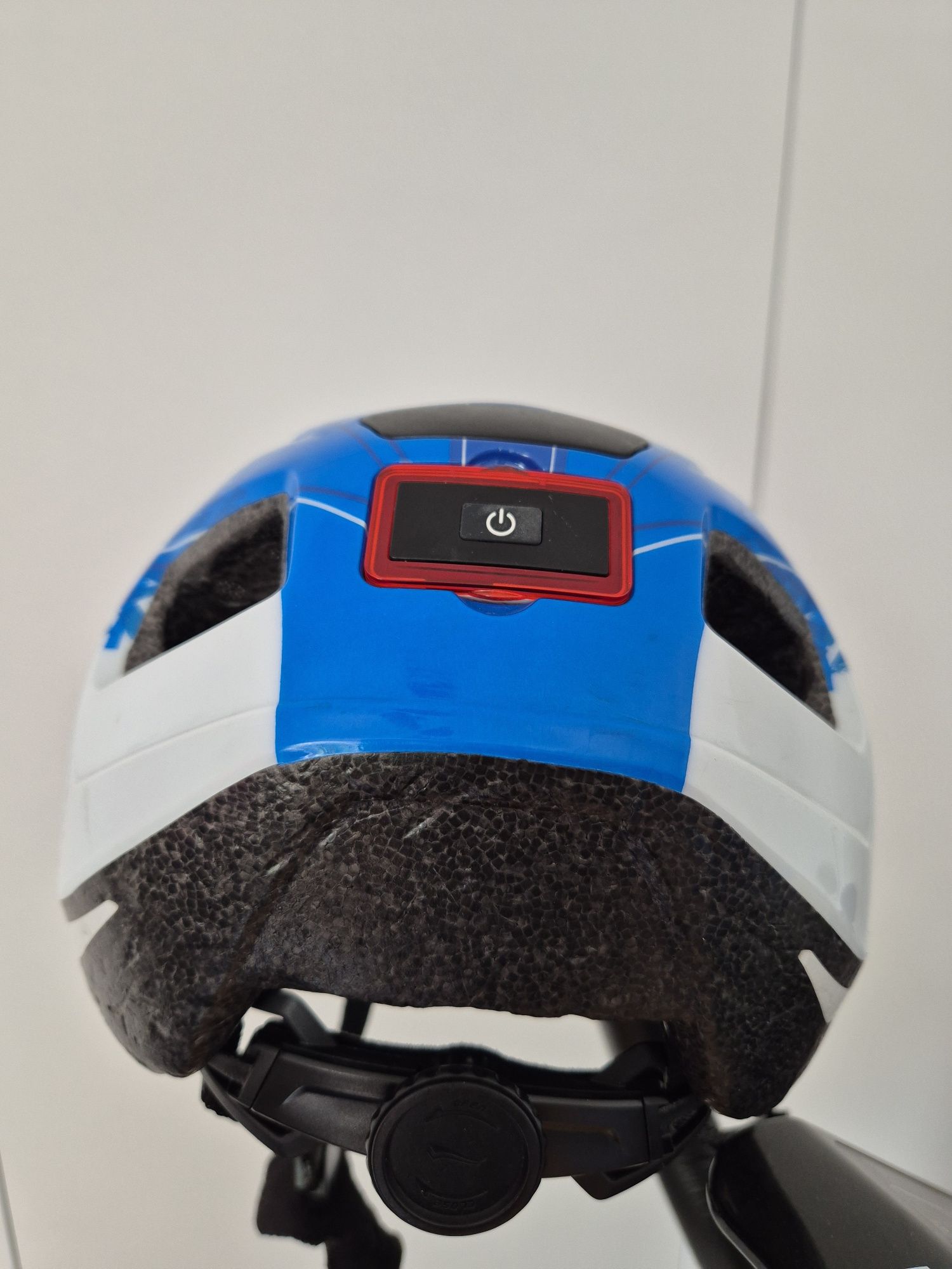 Kask rowerowy Crivit r. S/M biało-niebieski