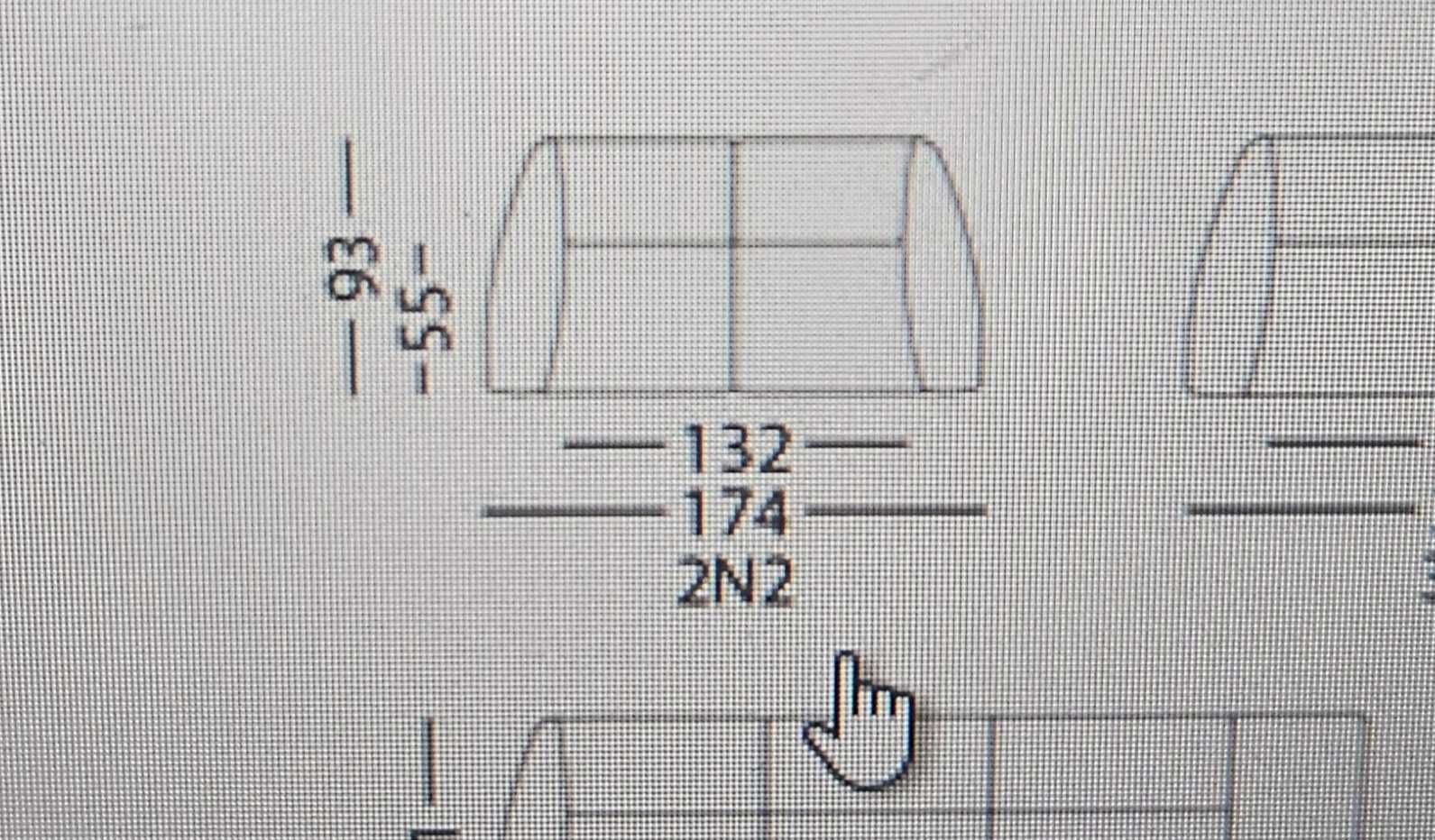 Kler sofa W184 szary zestaw