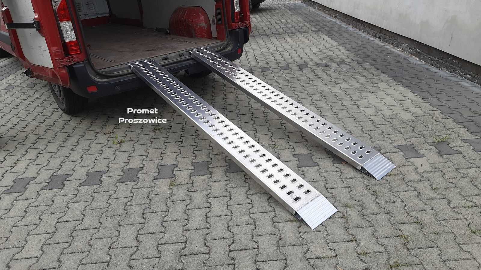 Najazdy Aluminiowe LOHR lekkie do 600kg - Podjazdy pod Quad Traktorek