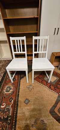 Krzesła do kuchni, IKEA, lite drewno