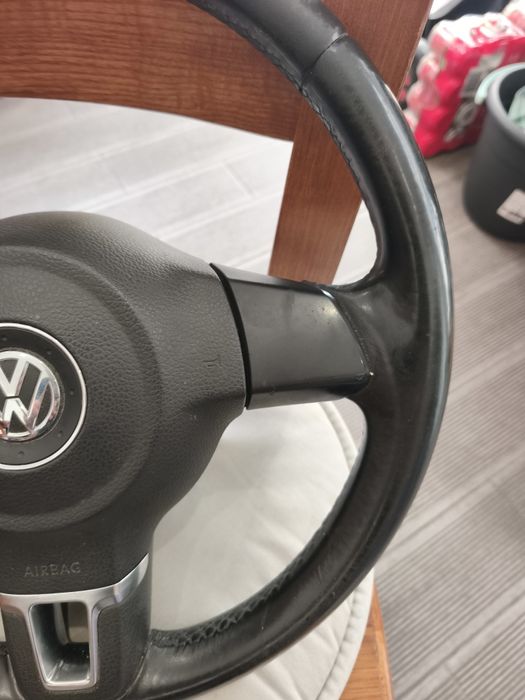 Volante golf mk7 completo com airbag