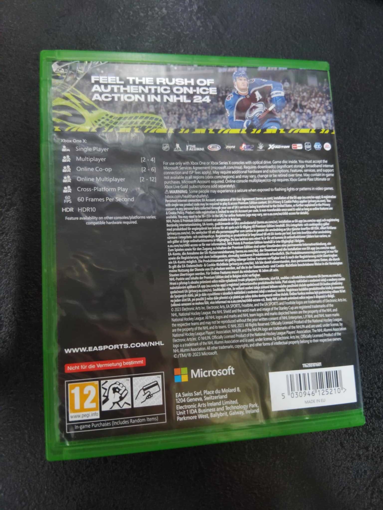 NHL 24 Xbox One / hokej 2024