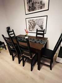 Stół biursta z ikea plus 6 krzeseł gratis!!!