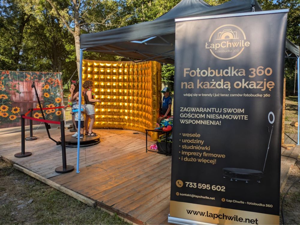 Wynajem fotobudki 360 na imprezy