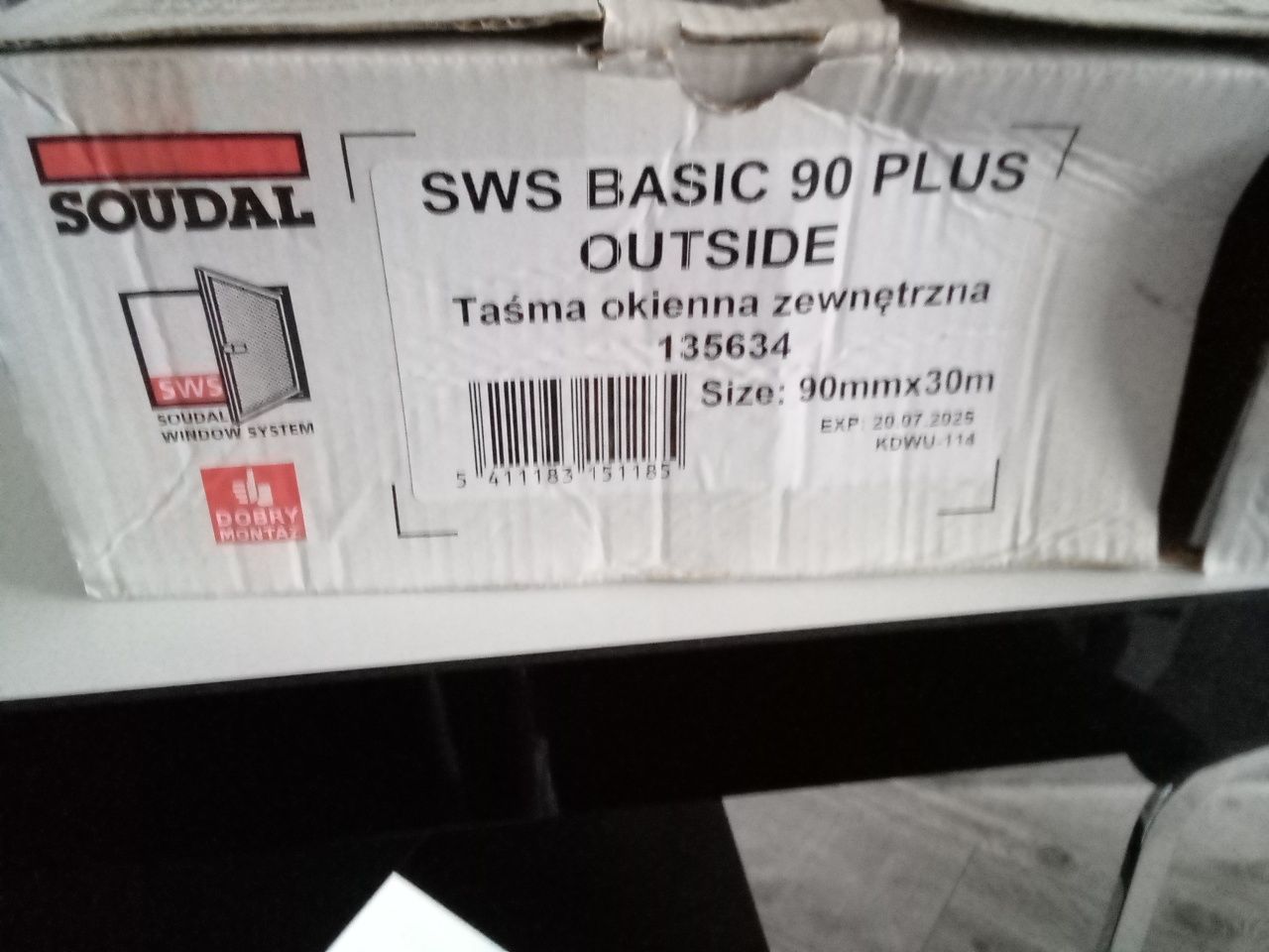 Taśma izolacyjna do okien na zewnątrz