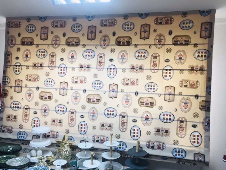 Roleta Rzymska na okno Babeczki Najwyższa jakość 250x185cm 3 wielkości