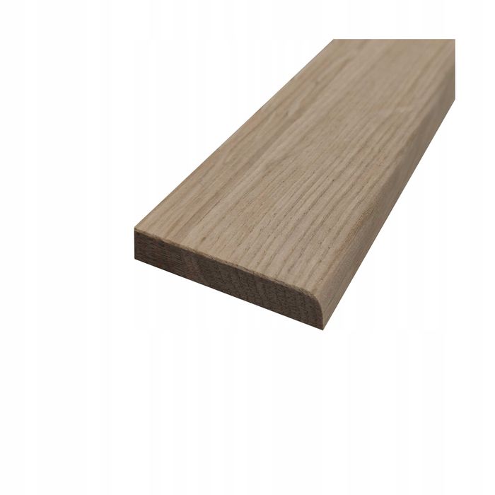 Próg drewniany dębowy na wymiar - lite drewno