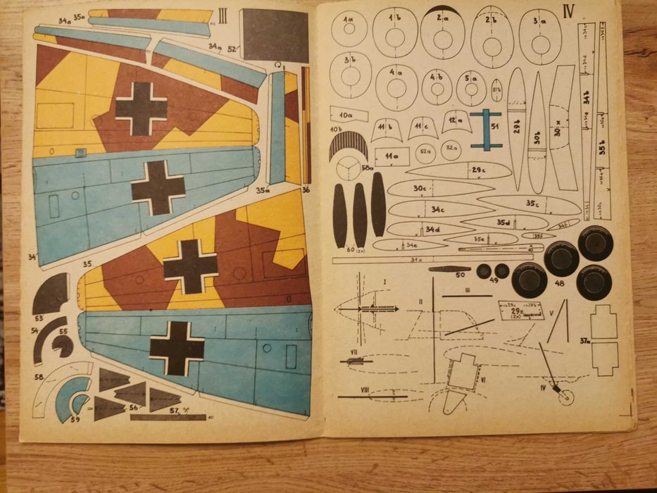 Model Kartonowy Mały Modelarz 1/91 Ju 87 Stuka