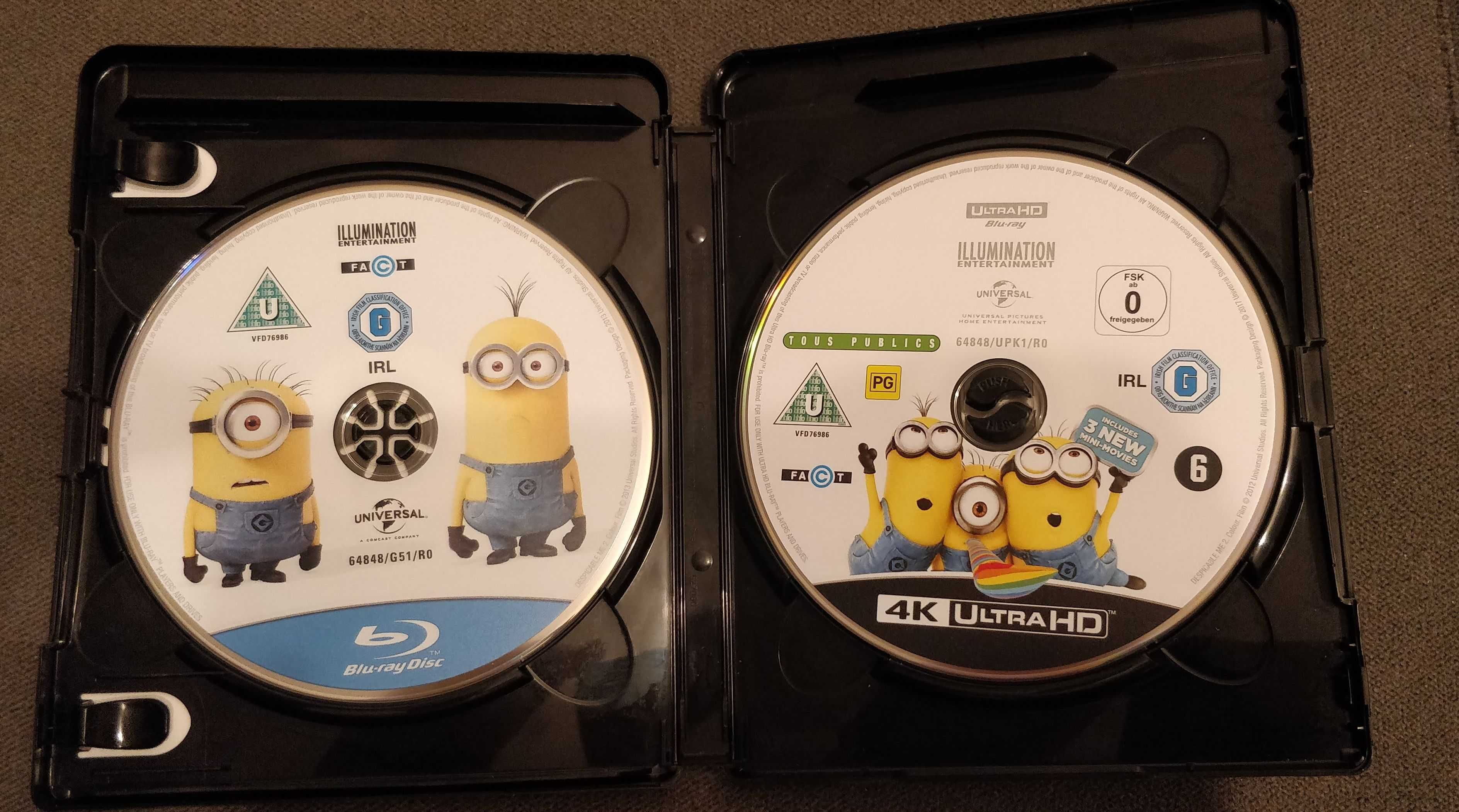 Minionki rozrabiają / Despicable Me 2 bajka 4K UHD + Blu-Ray