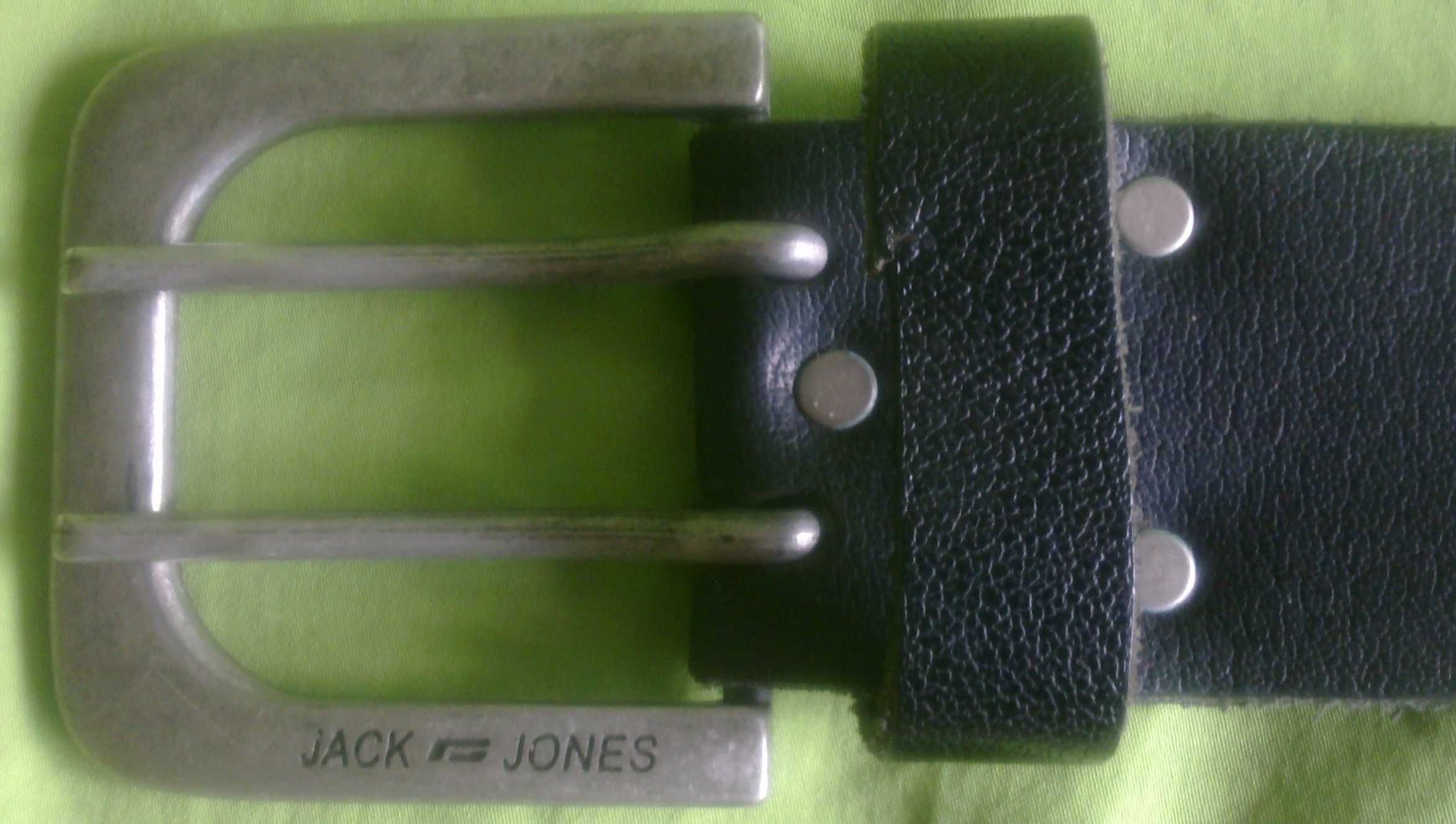 Szeroki pasek z naturalnej skóry  Jack & Jones.