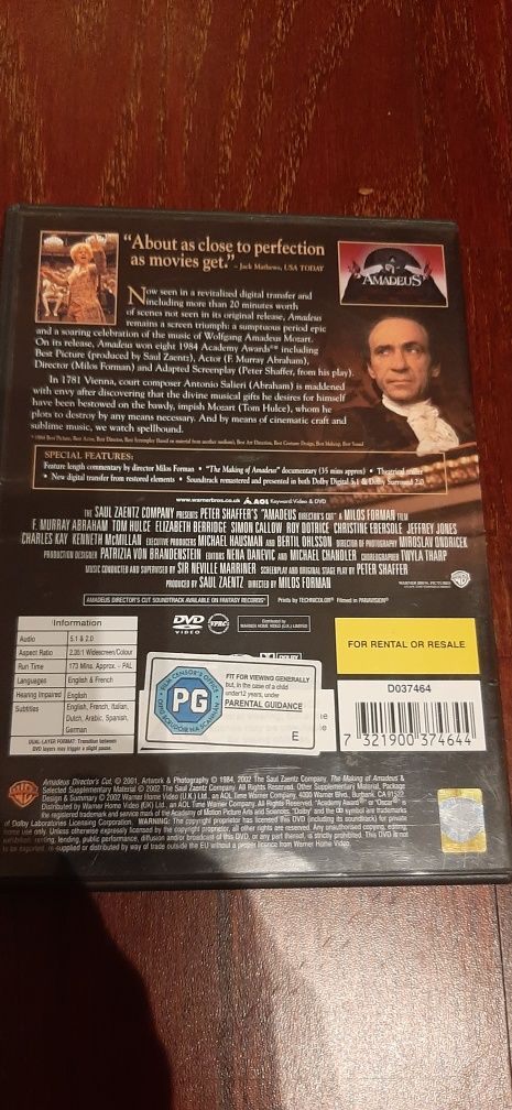 Amadeus ( Amadeusz ) Special Edition DVD