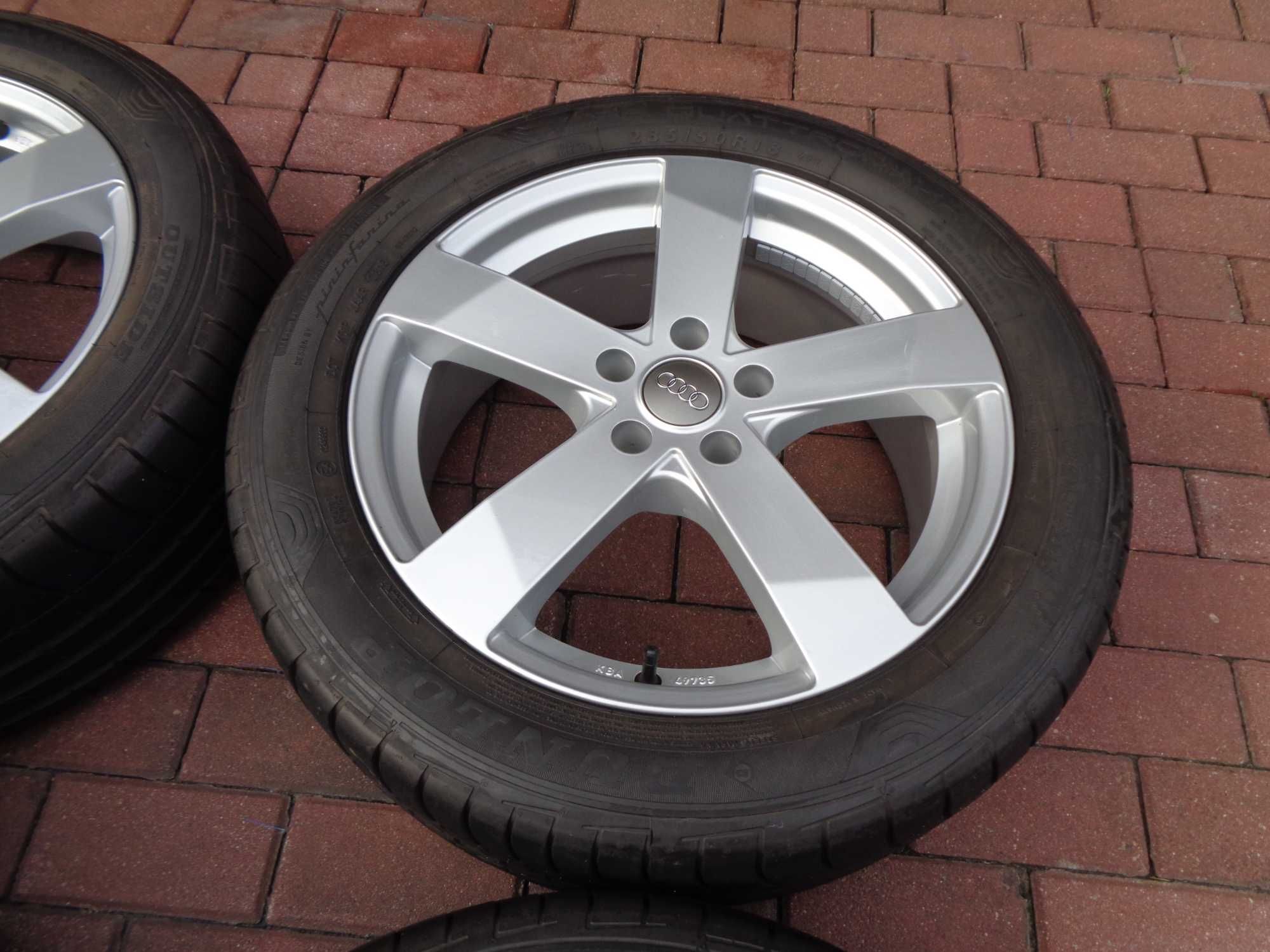 Alufelgi 18 Audi Q3 VW Tiguan Kodiaq z oponami 235/50/18  7mm 5x112