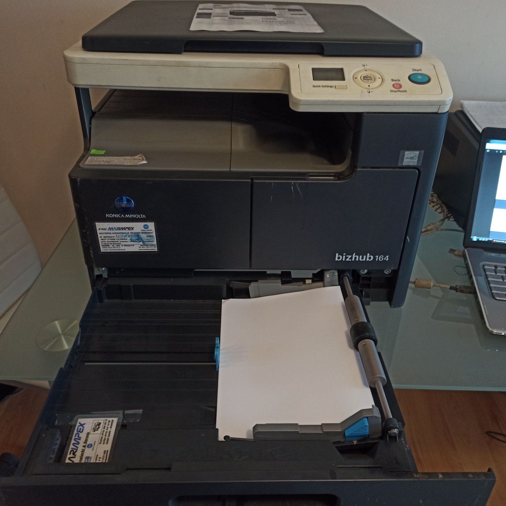 kserokopiarka drukarka  ksero konica minolta bizhub 164