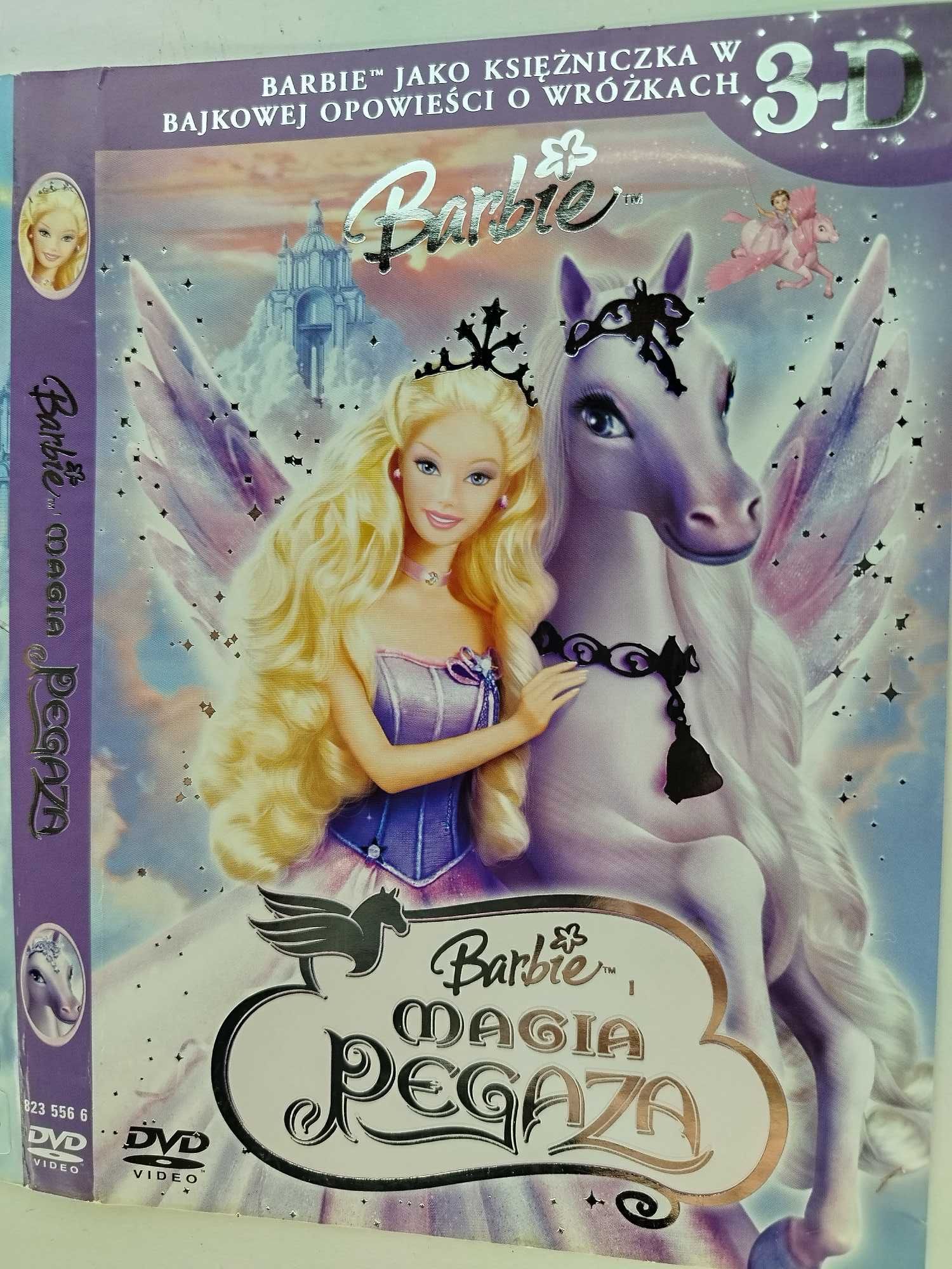 Barbie Magia Pegaza DVD 3D dla dzieci
