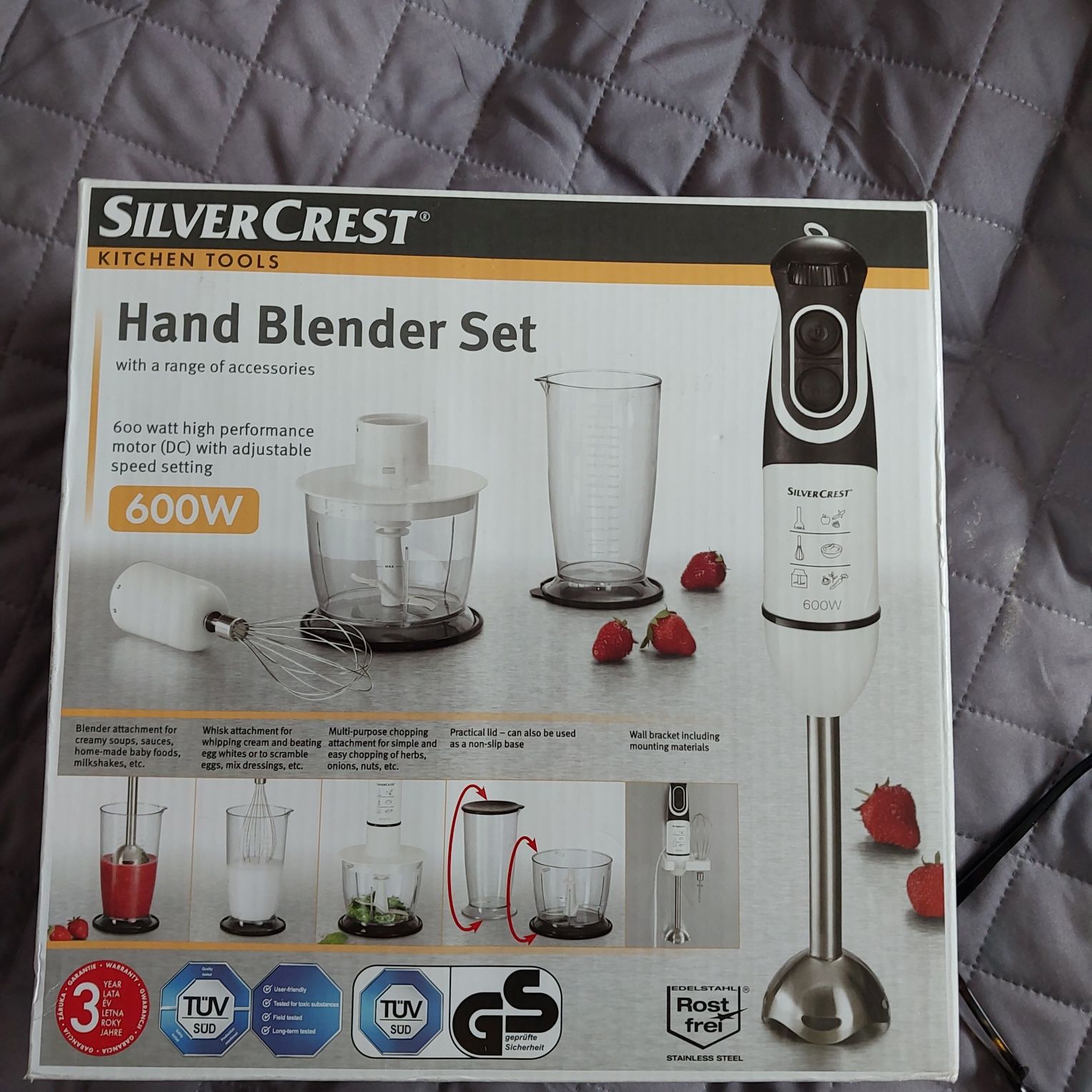 Blender Silver Crest Hand Blender Set