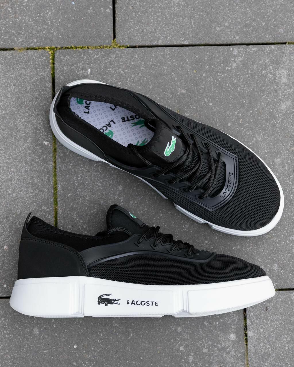 Чоловіче взуття Lacoste Black White