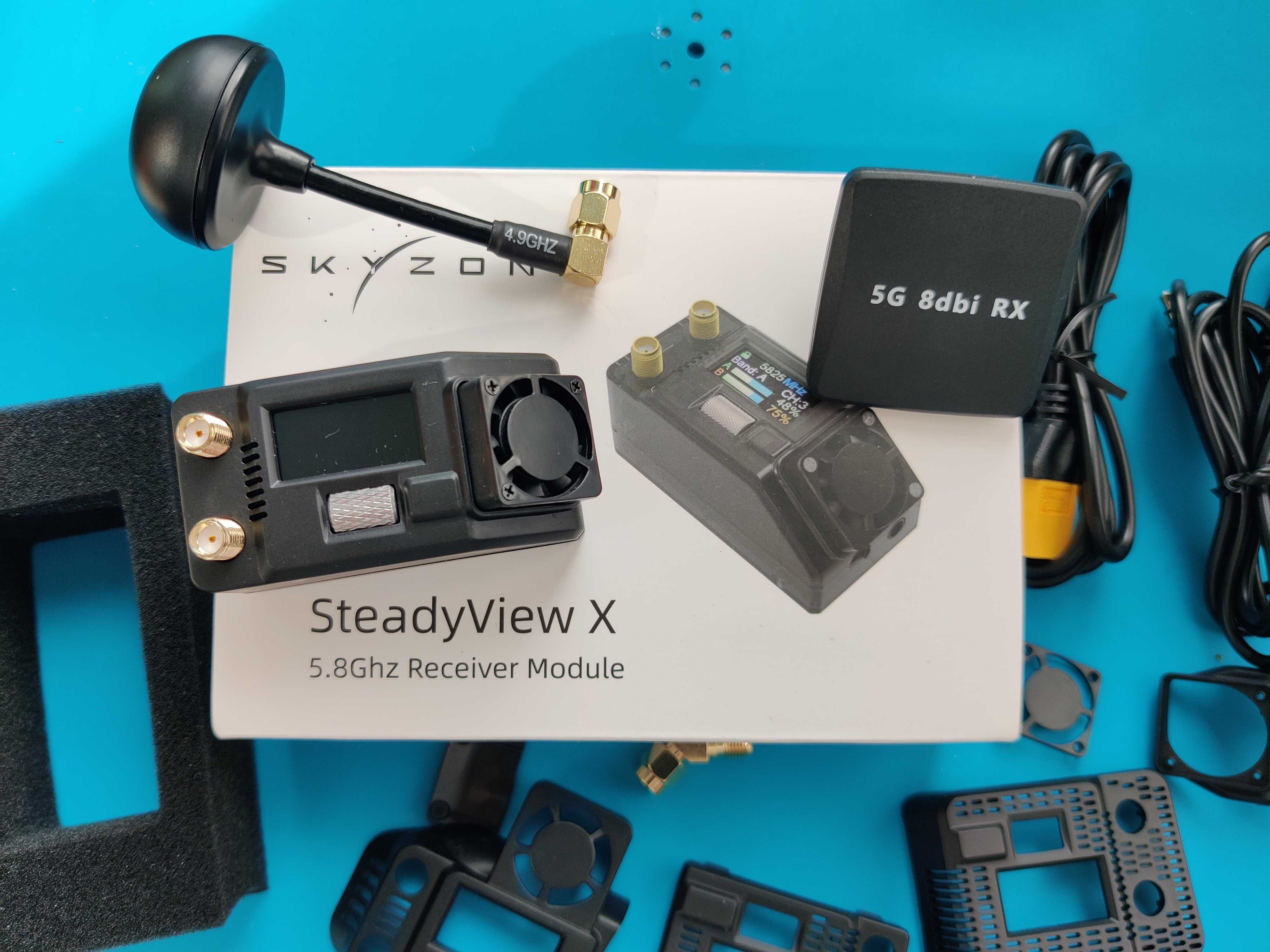 Приймач SKYZONE SteadyView X 4.9/5G SKY04/COBRA/Fatshark FPV Receiver