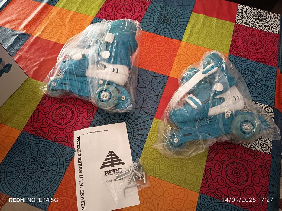 Patins em linha marca Berg modelo "Kids"