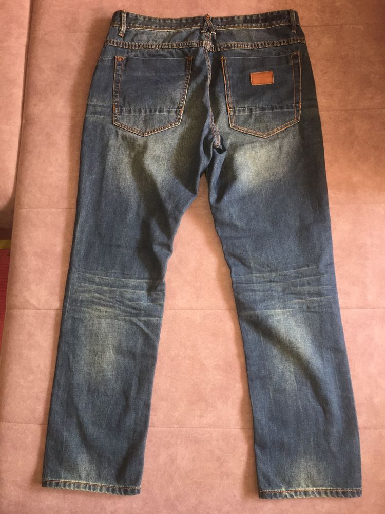 Męskie jeansy Shine Original Southside solidny jeans ładne W34 L30