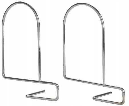 Podpórki do książek chromowane IKEA