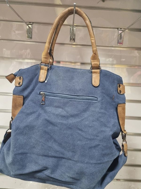 Torebka damska shopper niebieska