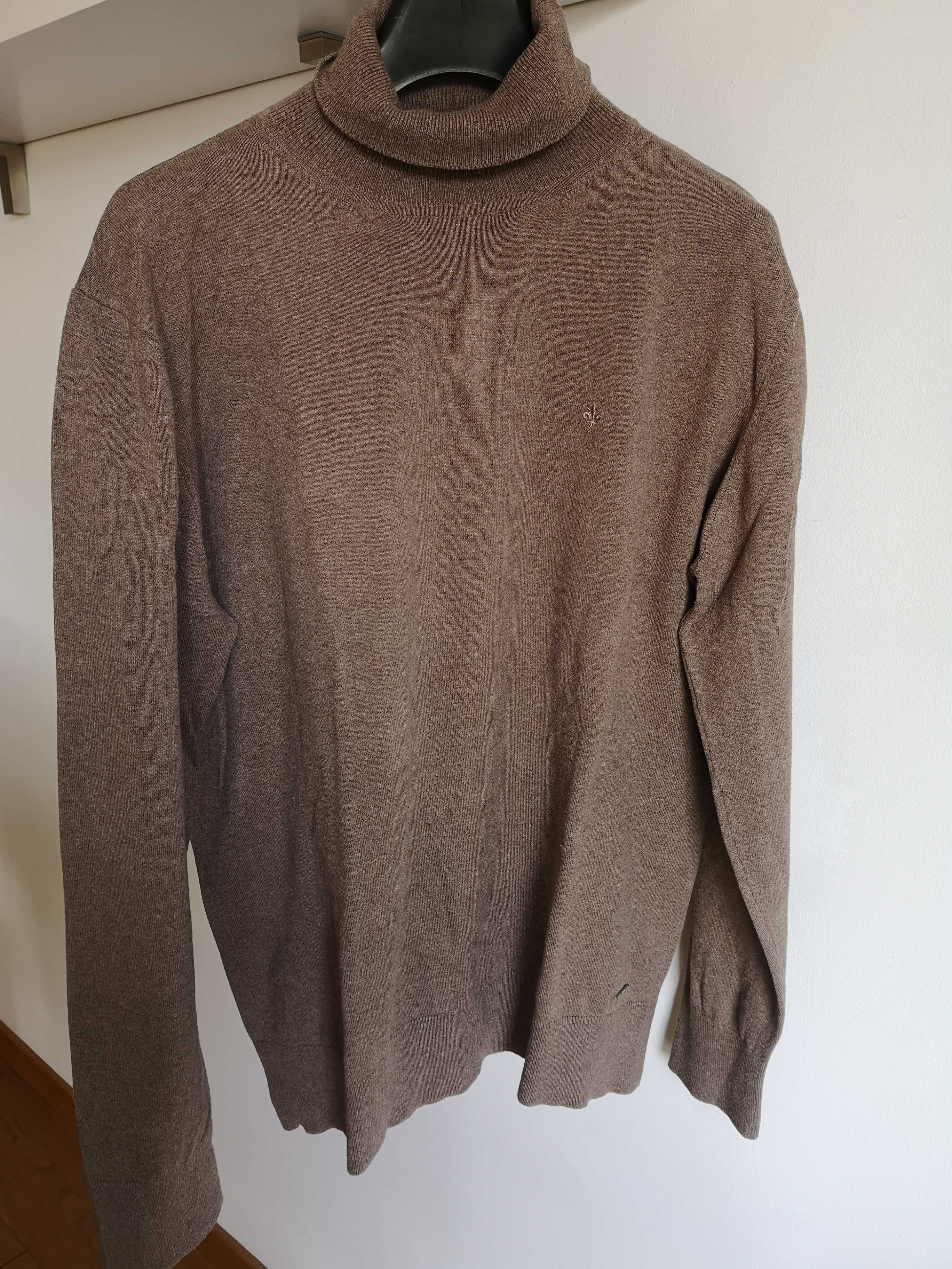 In Linea brązowy sweterek golf 52/ L /XL