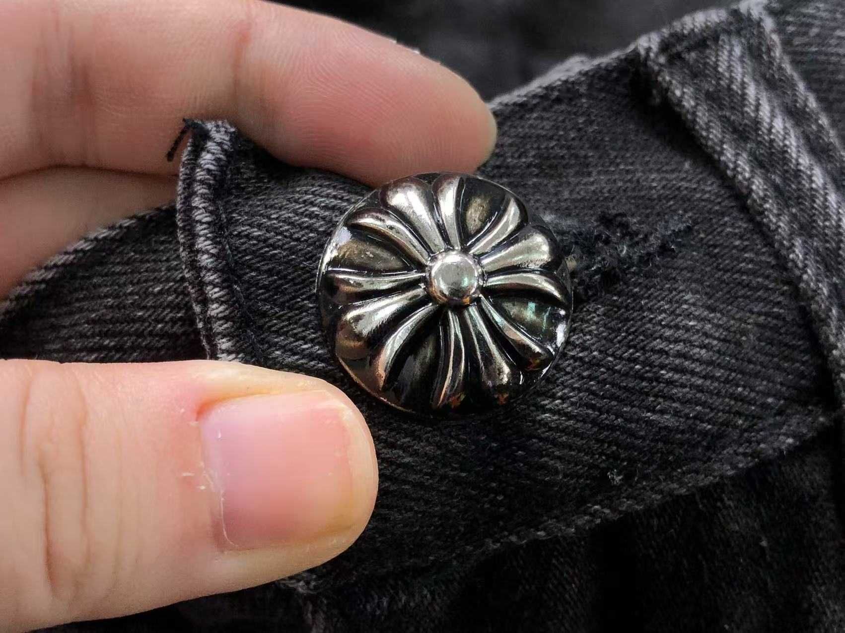 Джинсові шорти Chrome Hearts шорты Хром Хартс
